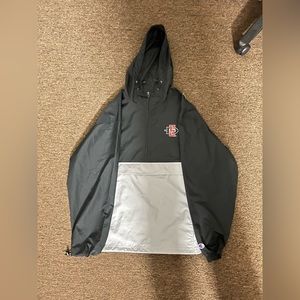 Champions Hooded 1/4th zip windbreaker Size M
Great condition